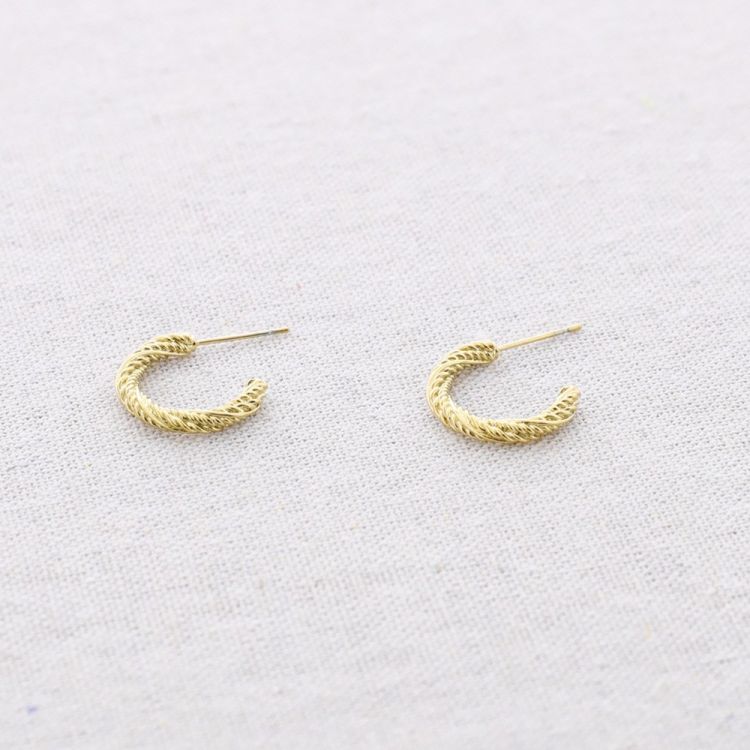 PENDIENTES ACERO ARO