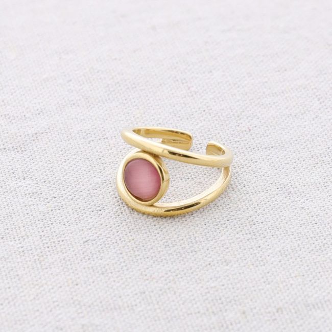 ANILLO ACERO PIEDRA