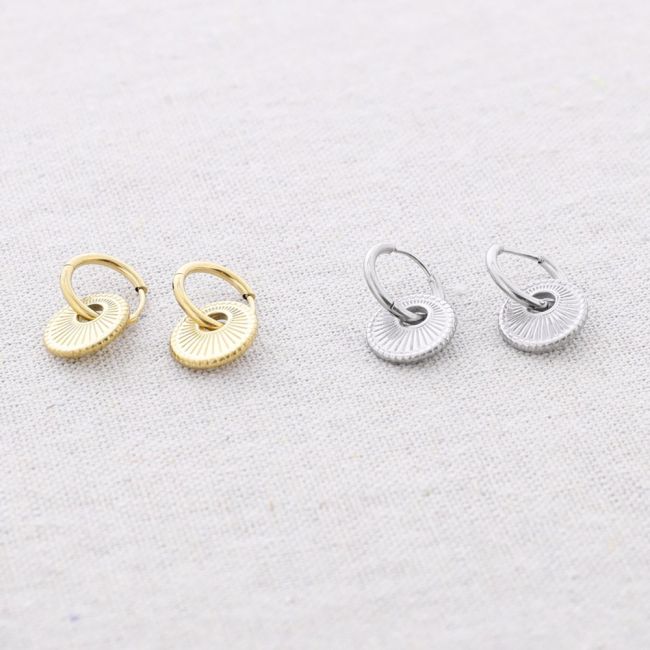 PENDIENTES ACERO ARO COLGANTE