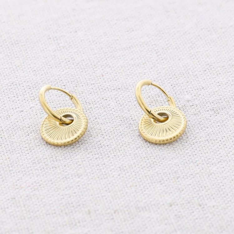 PENDIENTES ACERO ARO COLGANTE