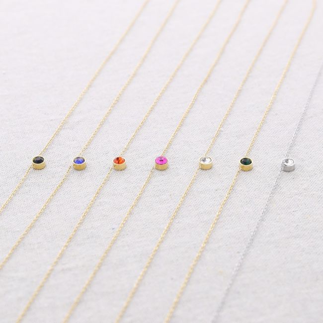 ZIRCONIA STEEL NECKLACE