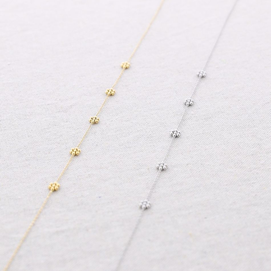 STEEL FLOWER NECKLACE