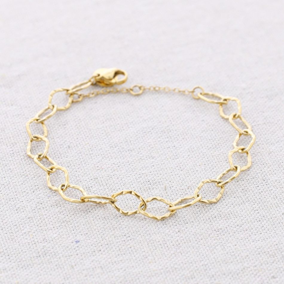 PULSERA ACERO ESLABONES