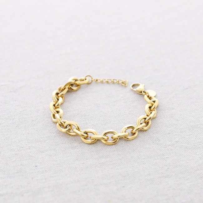 PULSERA ACERO ESLABONES