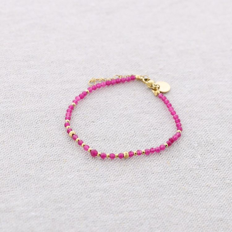 PULSERA ACERO PIEDRAS NÁCAR