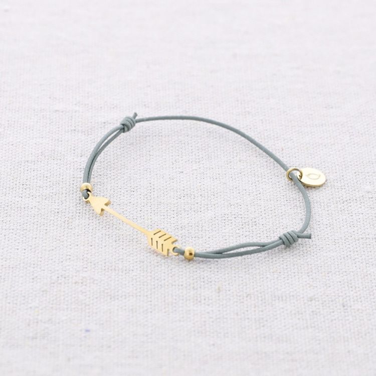 PULSERA ELÁSTICA FLECHA ACERO