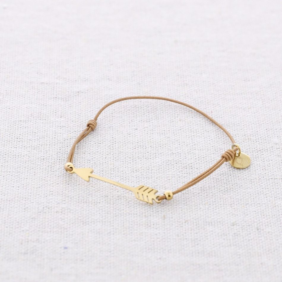 PULSERA ELÁSTICA FLECHA ACERO