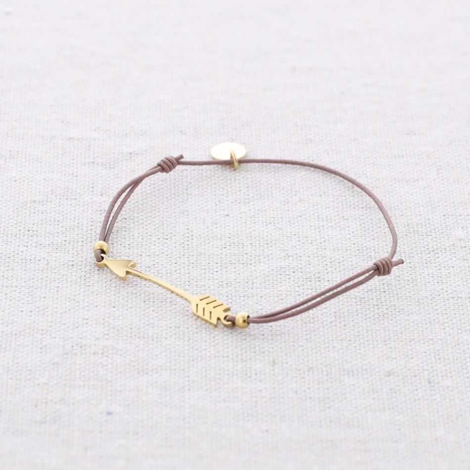 PULSERA ELÁSTICA FLECHA ACERO