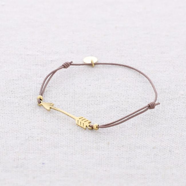 PULSERA ELÁSTICA FLECHA ACERO