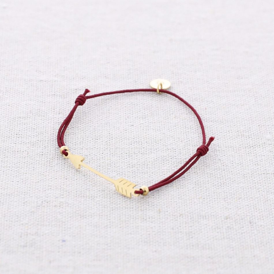 PULSERA ELÁSTICA FLECHA ACERO