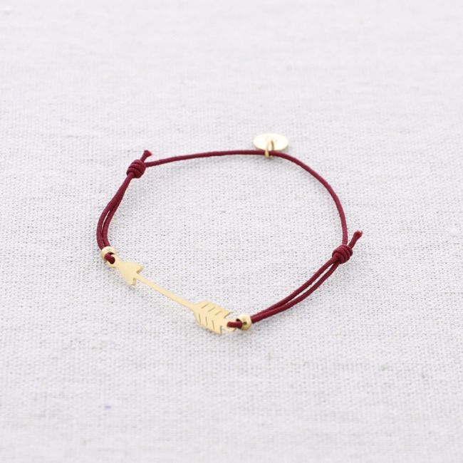 PULSERA ELÁSTICA FLECHA ACERO