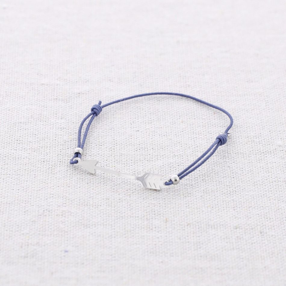 PULSERA ELÁSTICA FLECHA ACERO