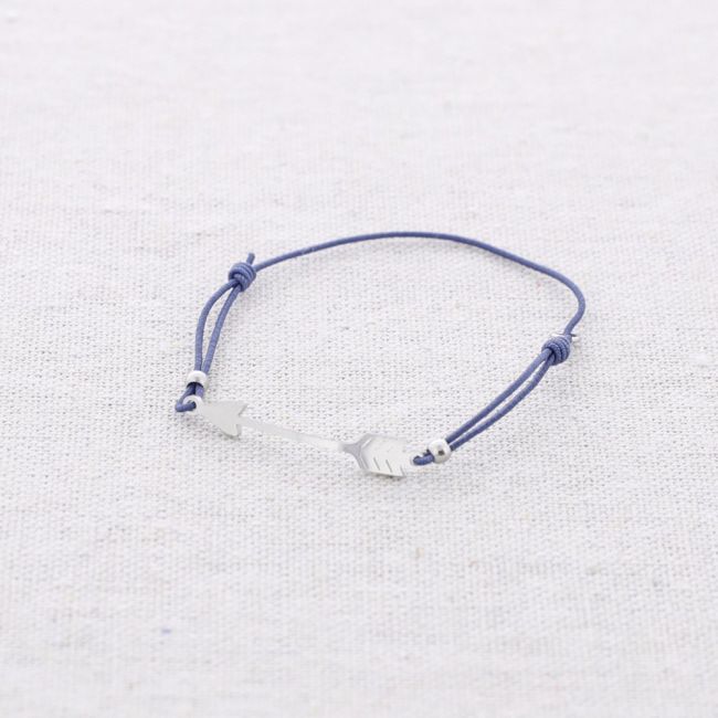PULSERA ELÁSTICA FLECHA ACERO