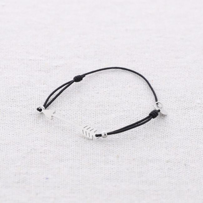 PULSERA ELÁSTICA FLECHA ACERO