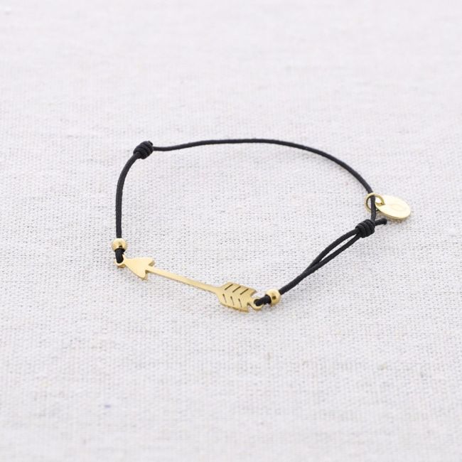 PULSERA ELÁSTICA FLECHA ACERO