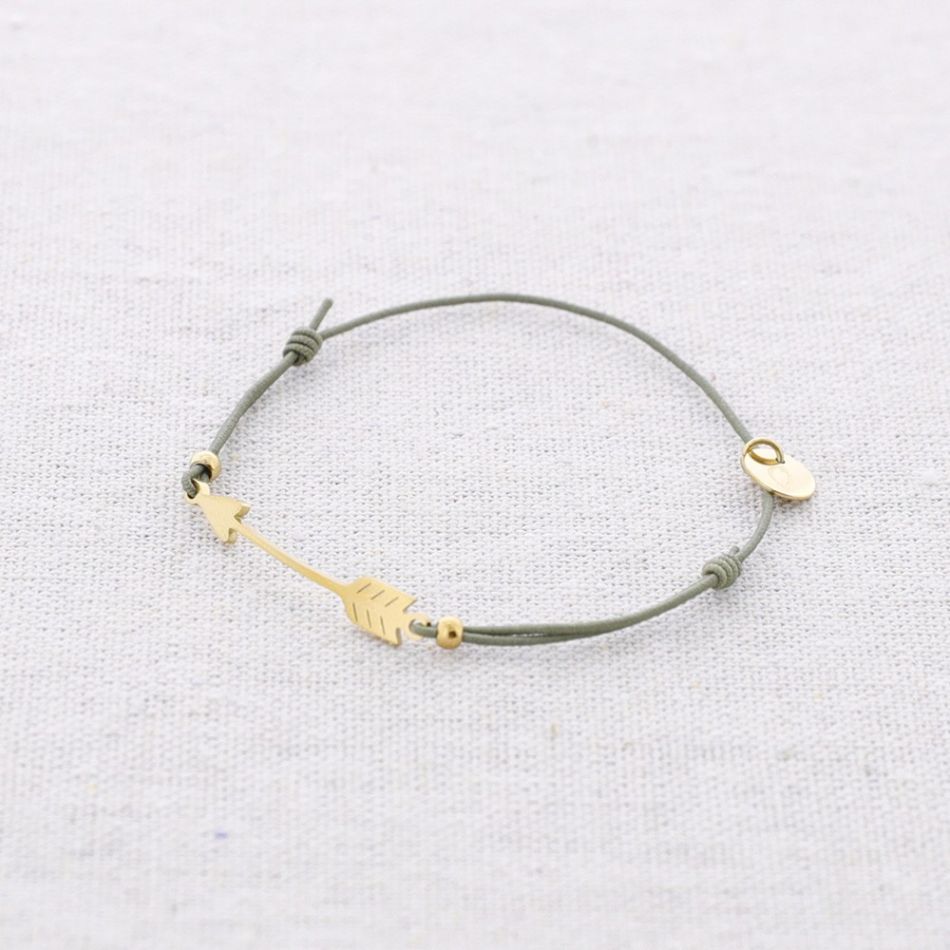 PULSERA ELÁSTICA FLECHA ACERO