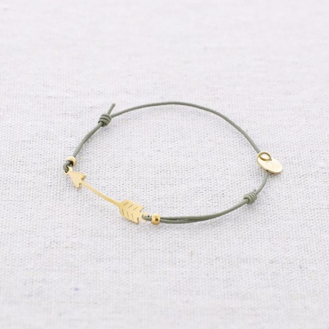 PULSERA ELÁSTICA FLECHA ACERO