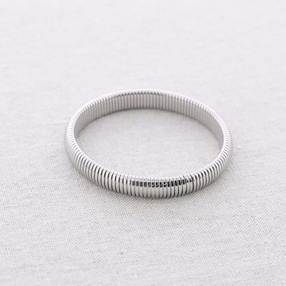 PULSERA ACERO TUBOGAS 1CM (DIÁMETRO 6,5 CM)