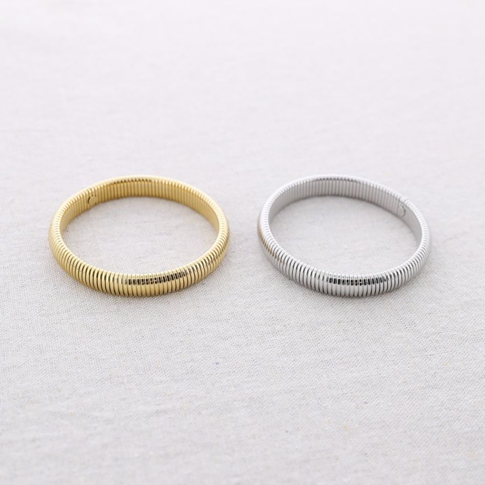 PULSERA ACERO TUBOGAS 1CM (DIÁMETRO 6,5 CM)