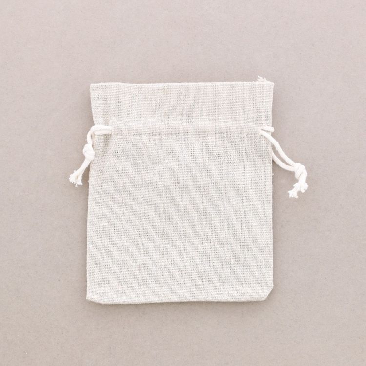 LINEN BAGS 11,5*13,5CM 25 PCS 2