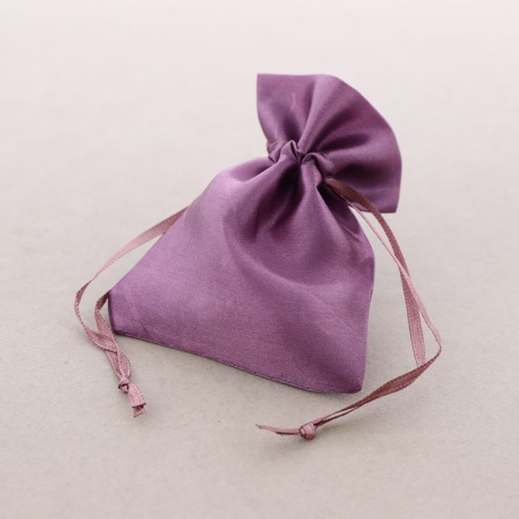 PINK SATIN BAGS 8*10,5CM 50 PCS