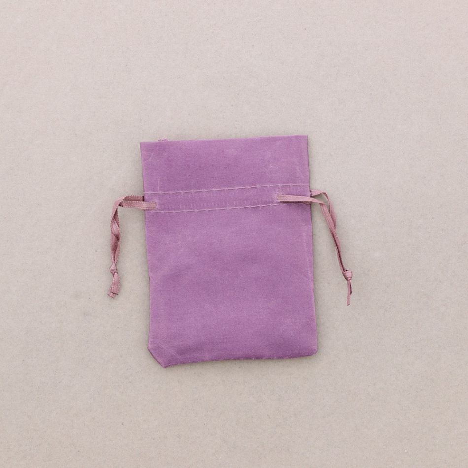 PINK SATIN BAGS 8*10,5CM 50 PCS