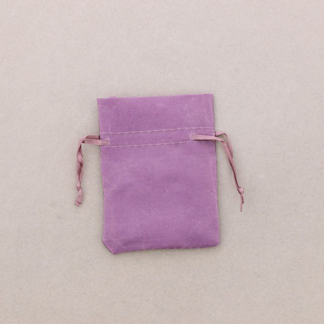 PINK SATIN BAGS 8*10,5CM 50 PCS