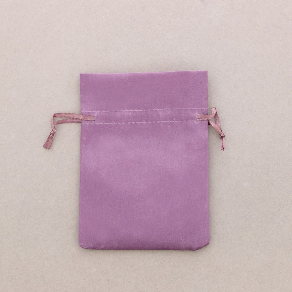 PINK SATIN BAGS 10*13,5CM 50 PCS