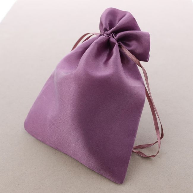 PINK SATIN BAGS 13*18CM 25 PCS