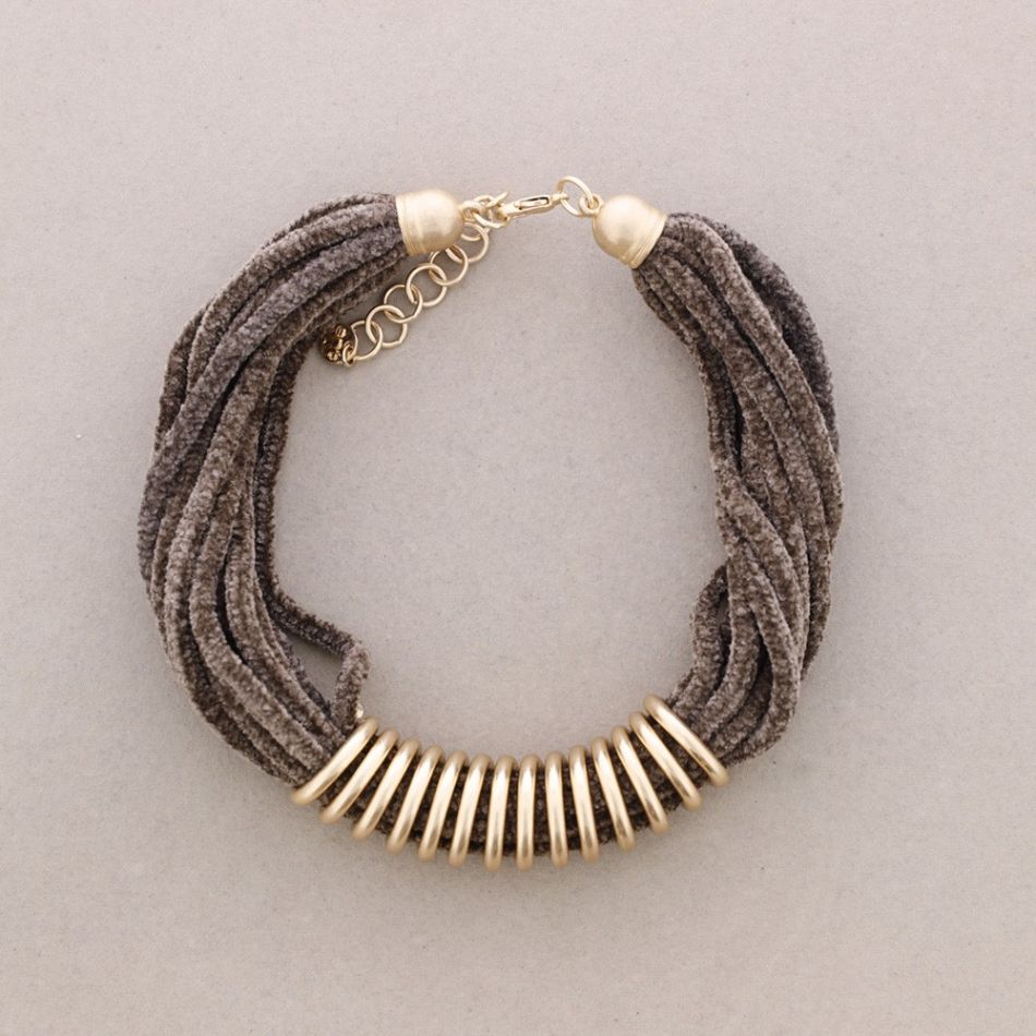 METAL SPIRAL TUBE CHOKER CHOKER