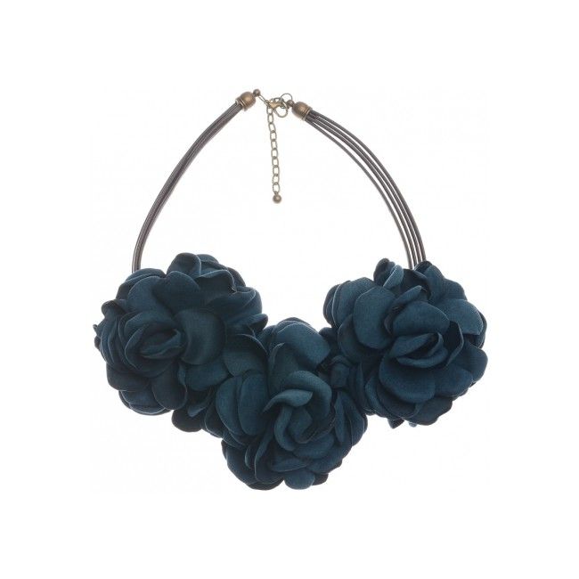 SHORT NECKLACE THREE FLOWERS