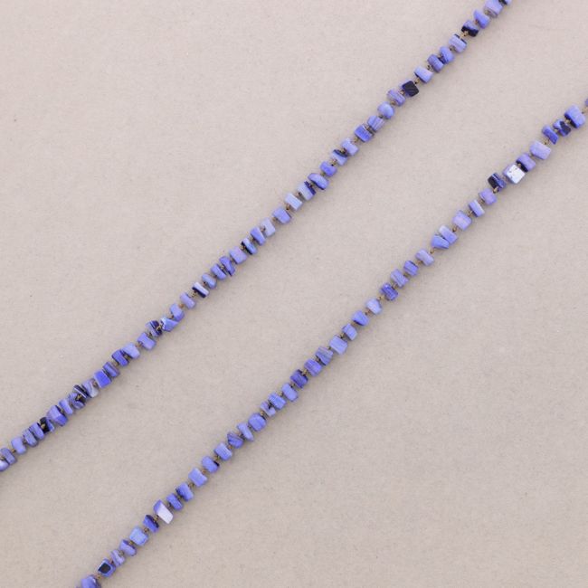 LONG NECKLACE WITH NACRE BEADS 1.4M