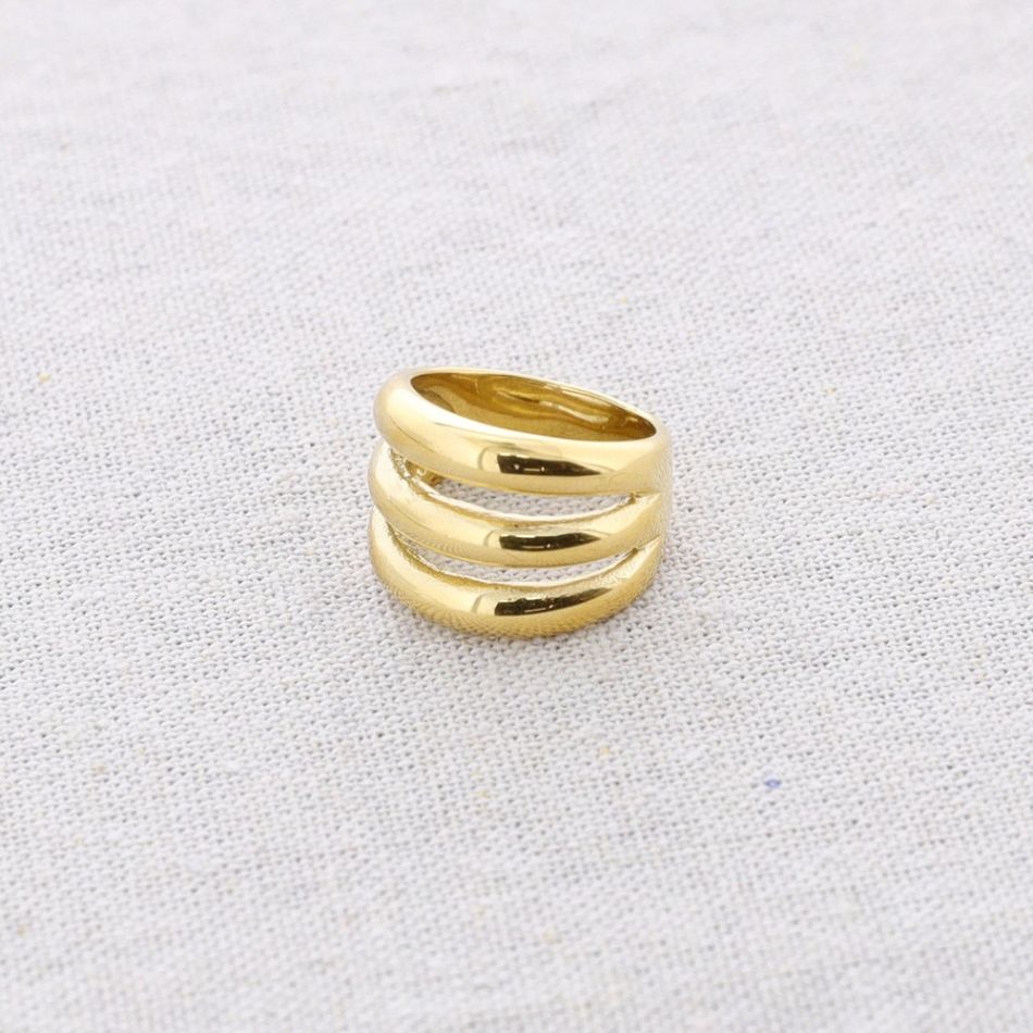 ANILLO ACERO TRIPLE