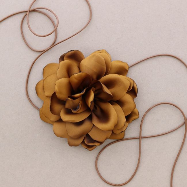 GARGANTILLA FLOR TELA
