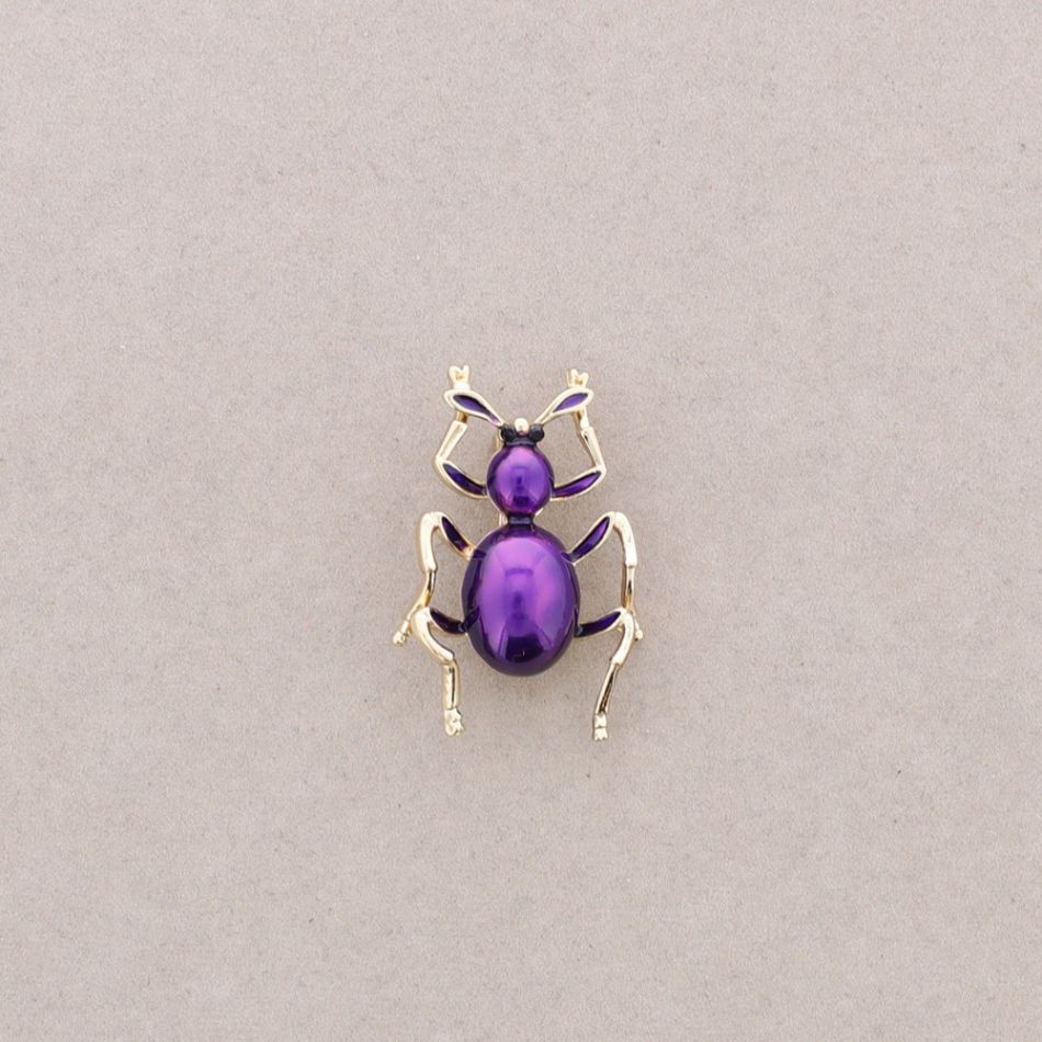 BROCHE INSECTO METAL ESMALTE
