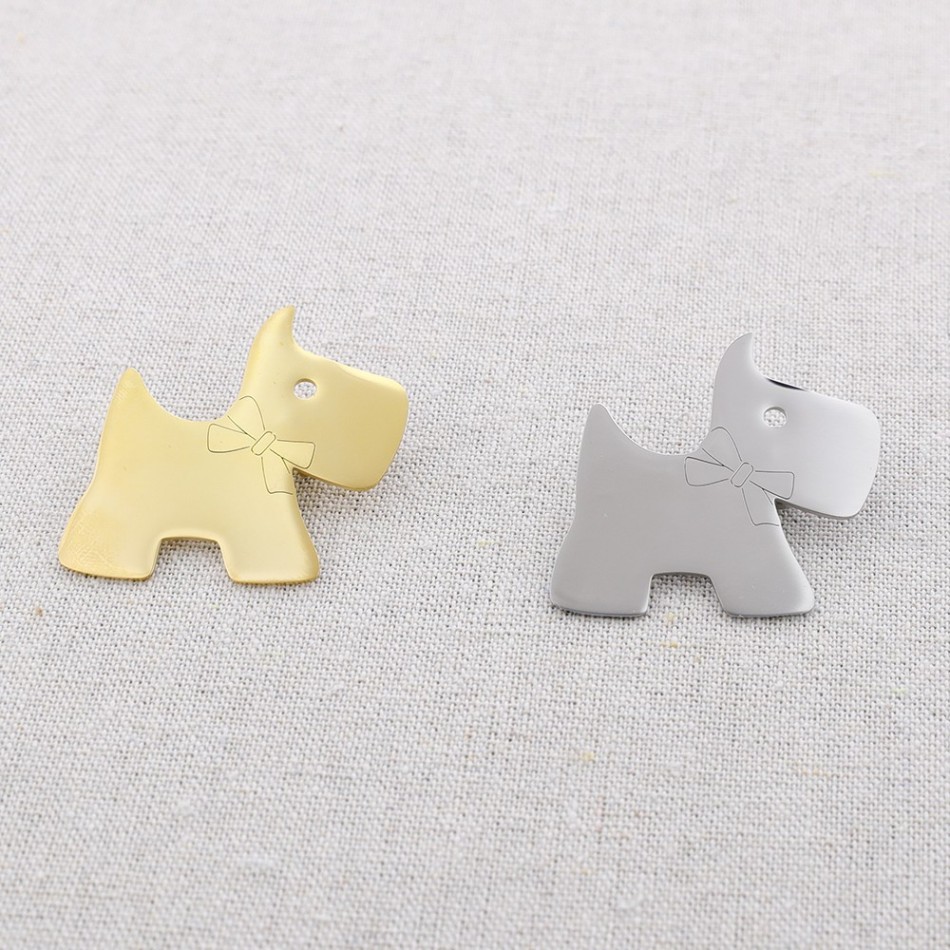 BROCHE ACERO PERRITO