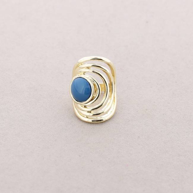 GOLD-PLATED METAL RESIN RING