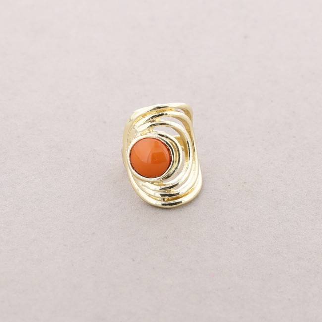 GOLD-PLATED METAL RESIN RING