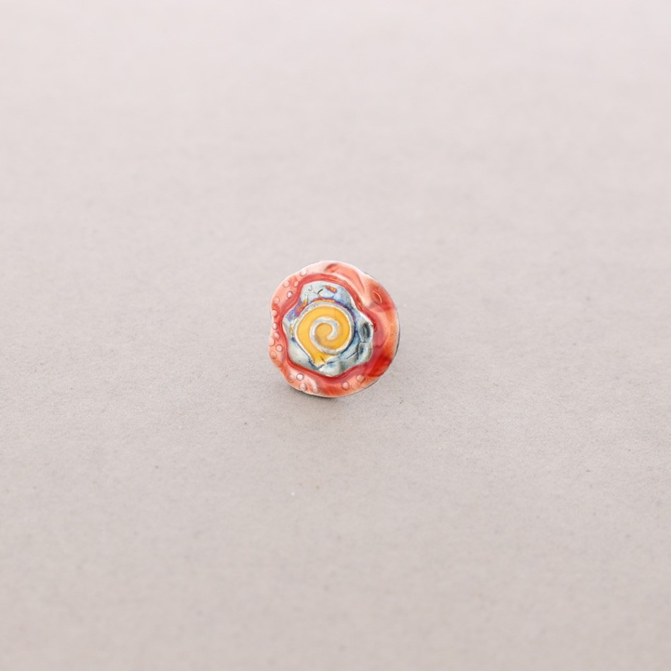 ENAMEL METAL RING