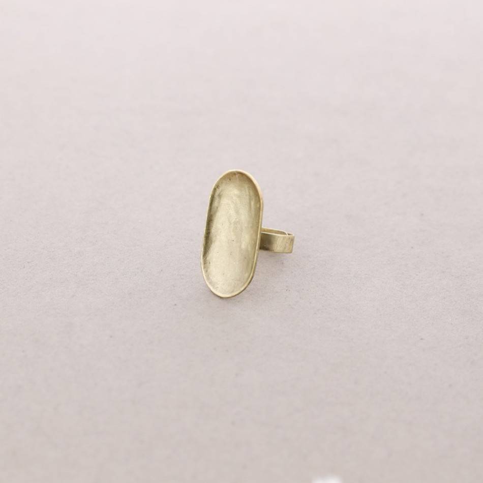 ANILLO OVALADO METAL