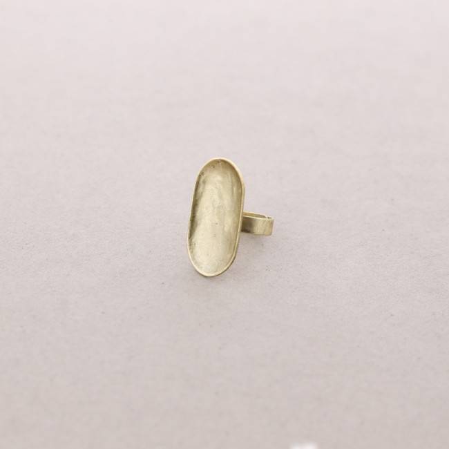 ANILLO OVALADO METAL