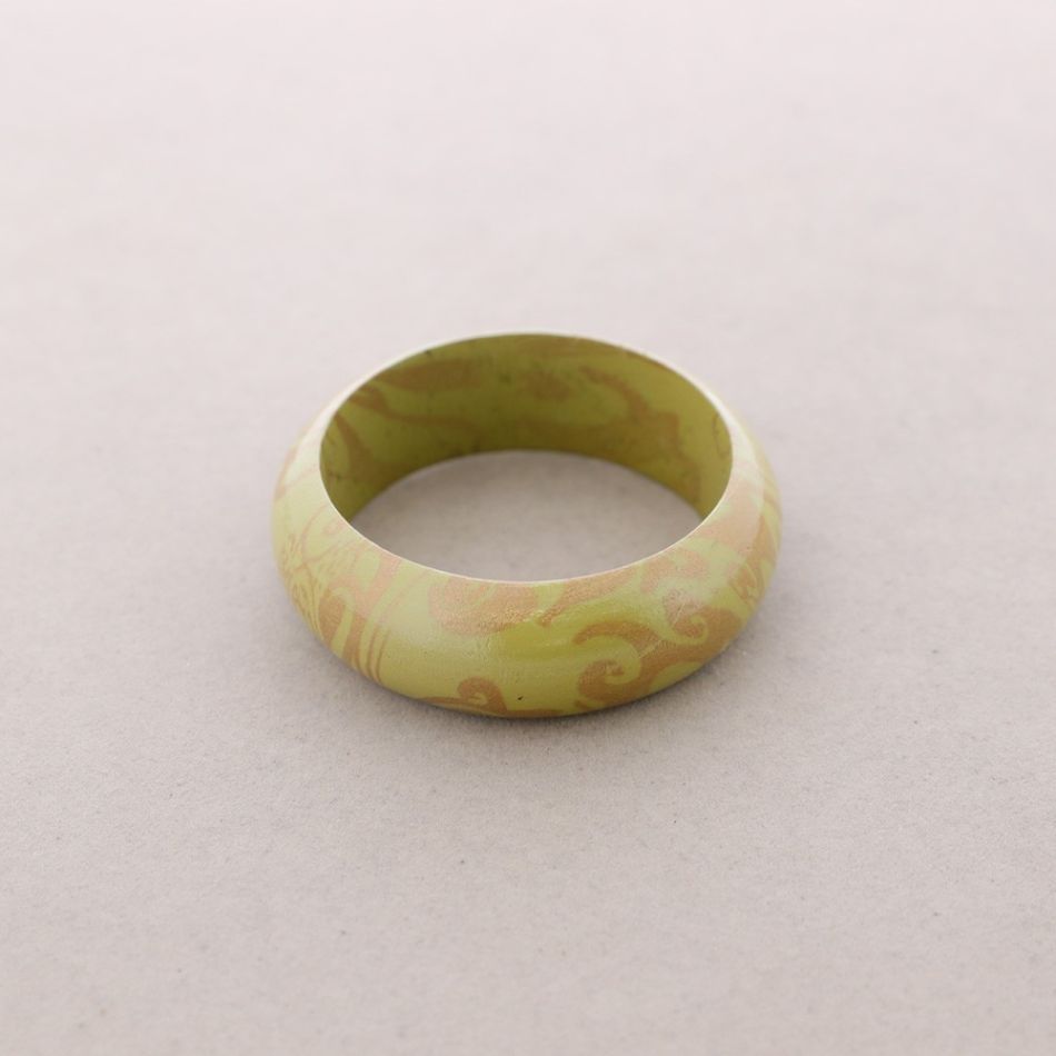 PULSERA MADERA DIBUJO 2,5 CM