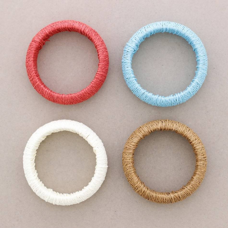 COLORED WOOD BRACELET DIAMETER 2.5 CM
