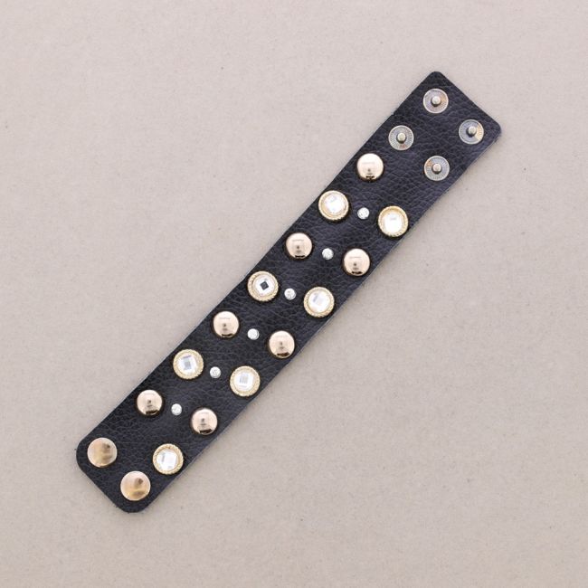 PULSERA CUERO REMACHES