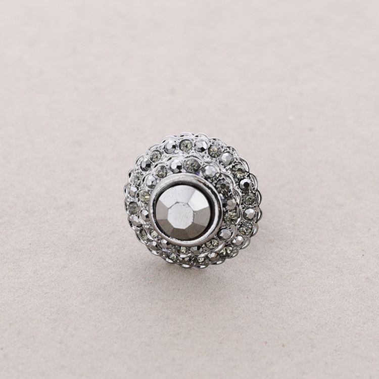 ANILLO METAL CRISTALES