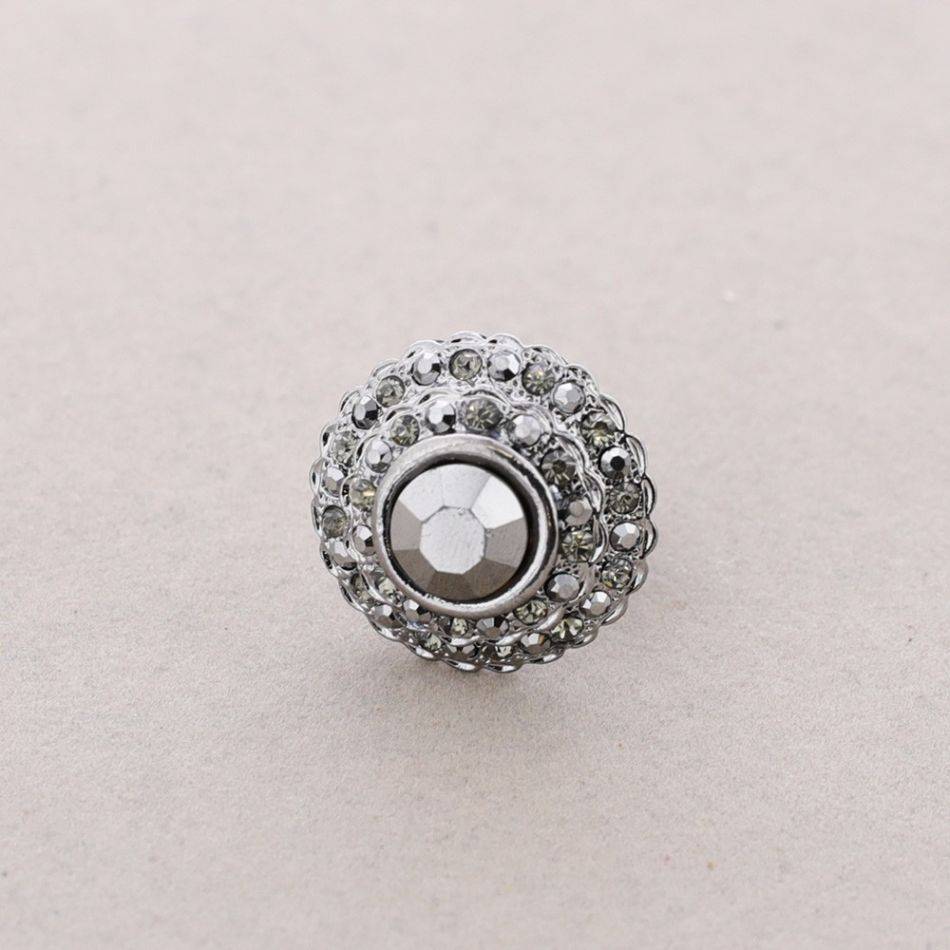 ANILLO METAL CRISTALES