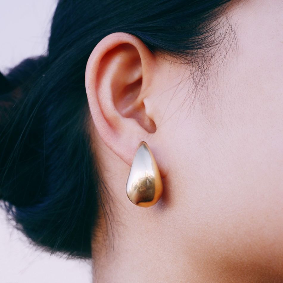 STEEL DROP EARRINGS