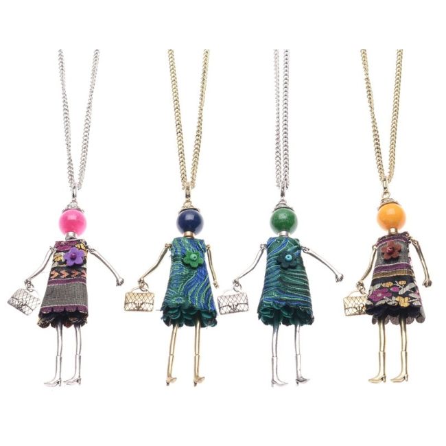 LONG PENDANT NECKLACE DOLL