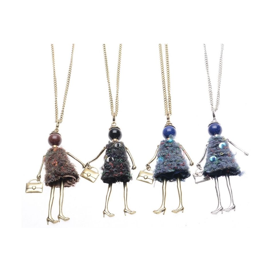 LONG PENDANT NECKLACE DOLL