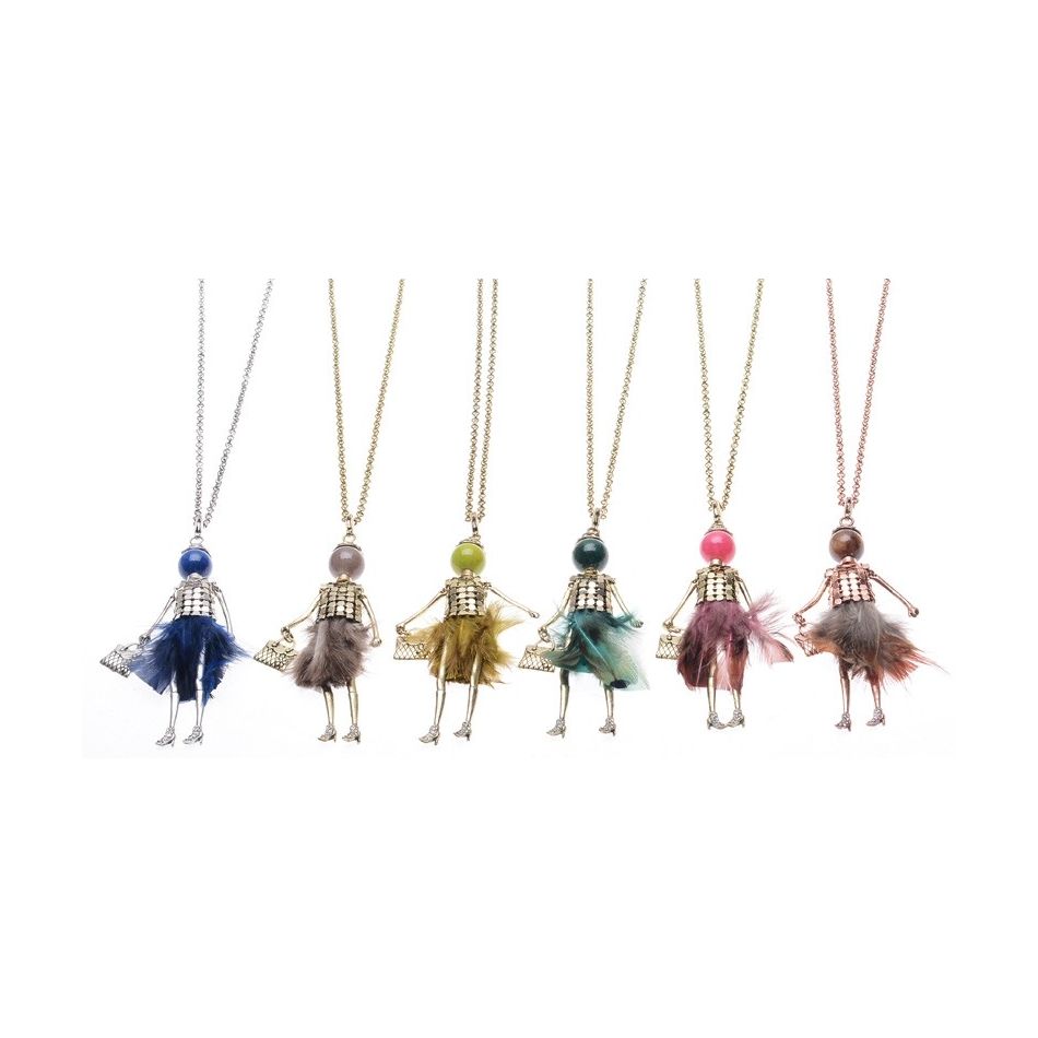 LONG PENDANT NECKLACE DOLL